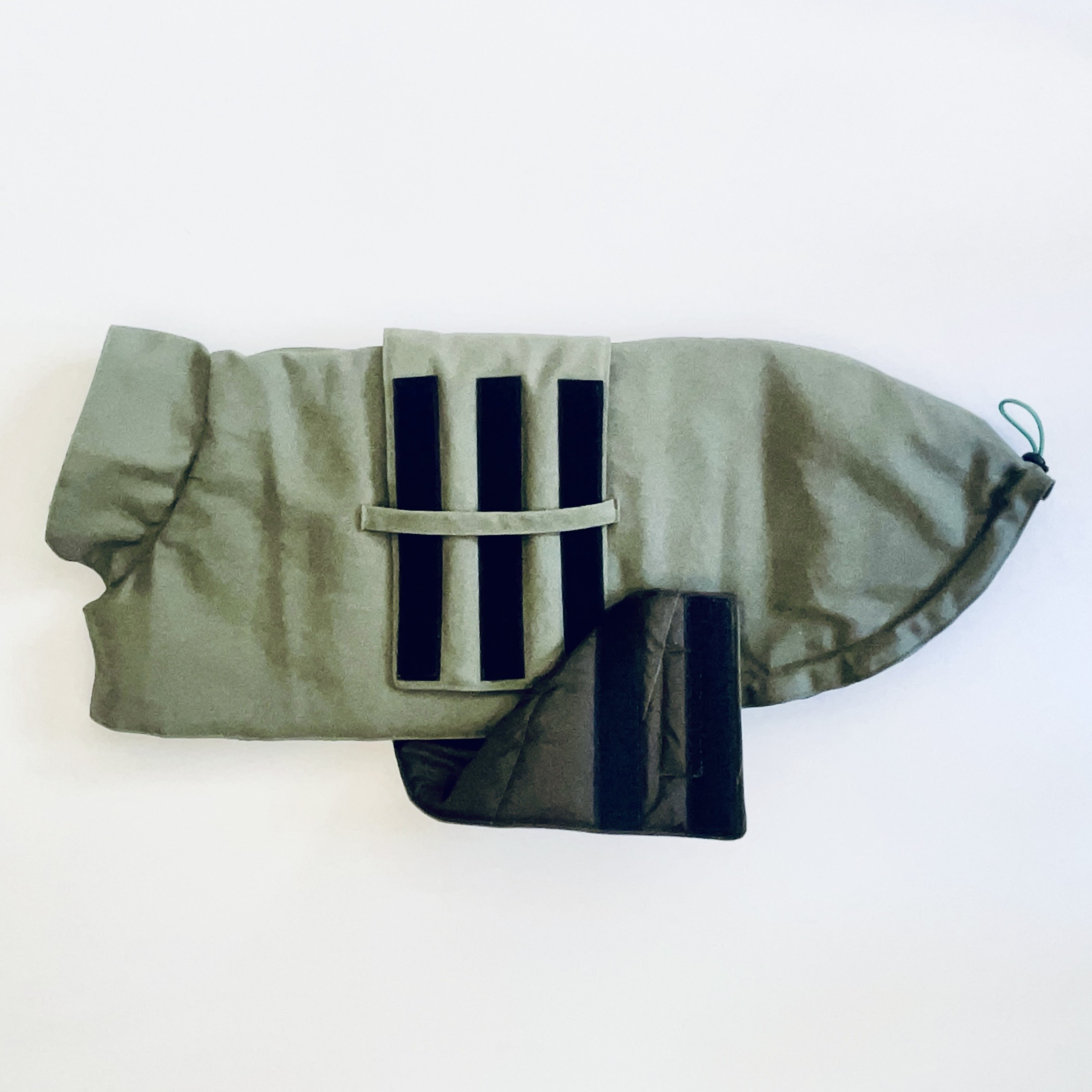 Tailored Reversible Broad Belt Puffer Coat - Sage - GREYHOUND - Image 4