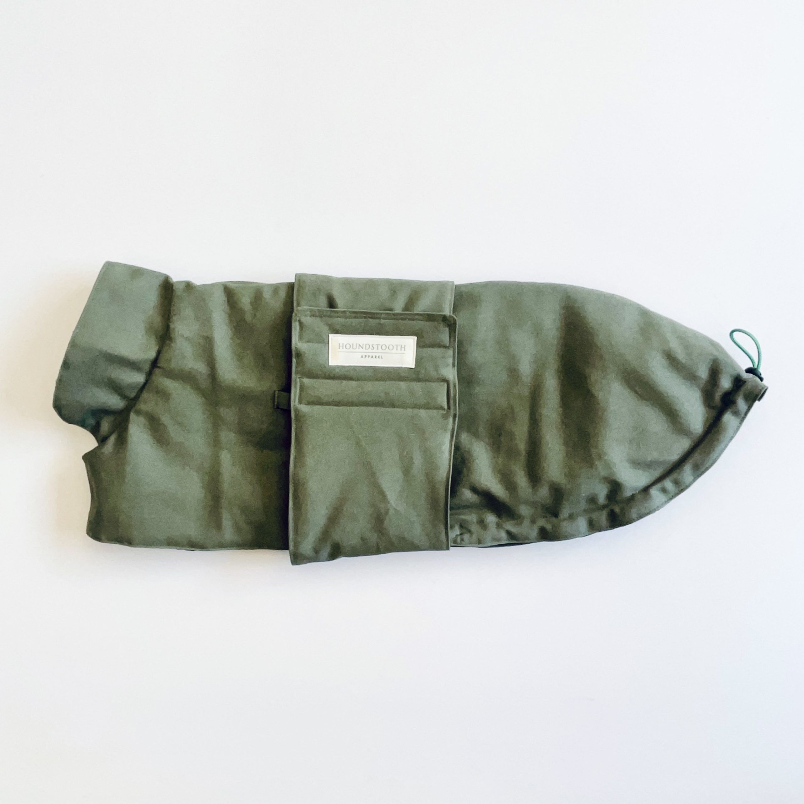 Tailored Reversible Broad Belt Puffer Coat - Sage - GREYHOUND