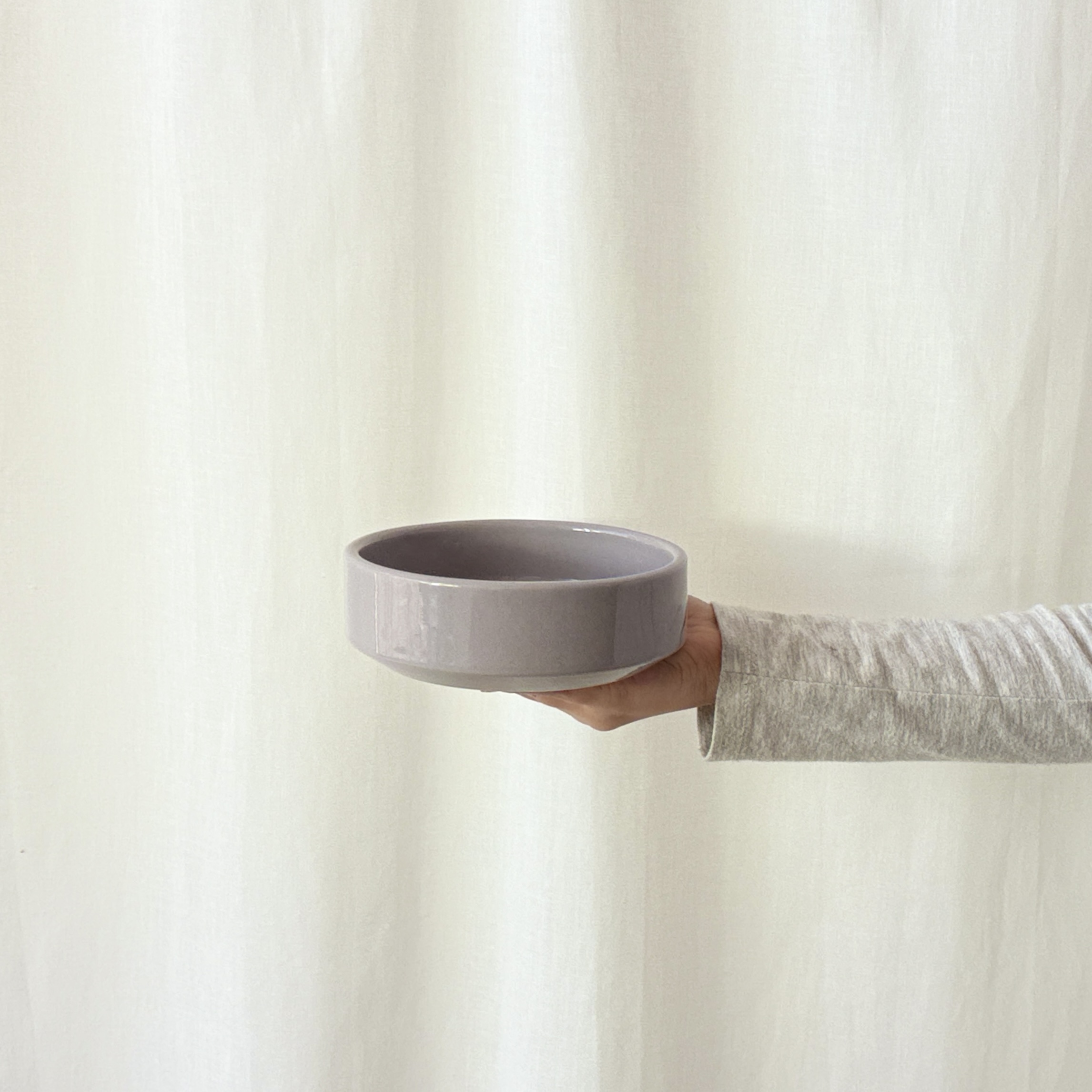 Houndstooth Apparel Modern Bowl - Handmade Grey - S - Image 4