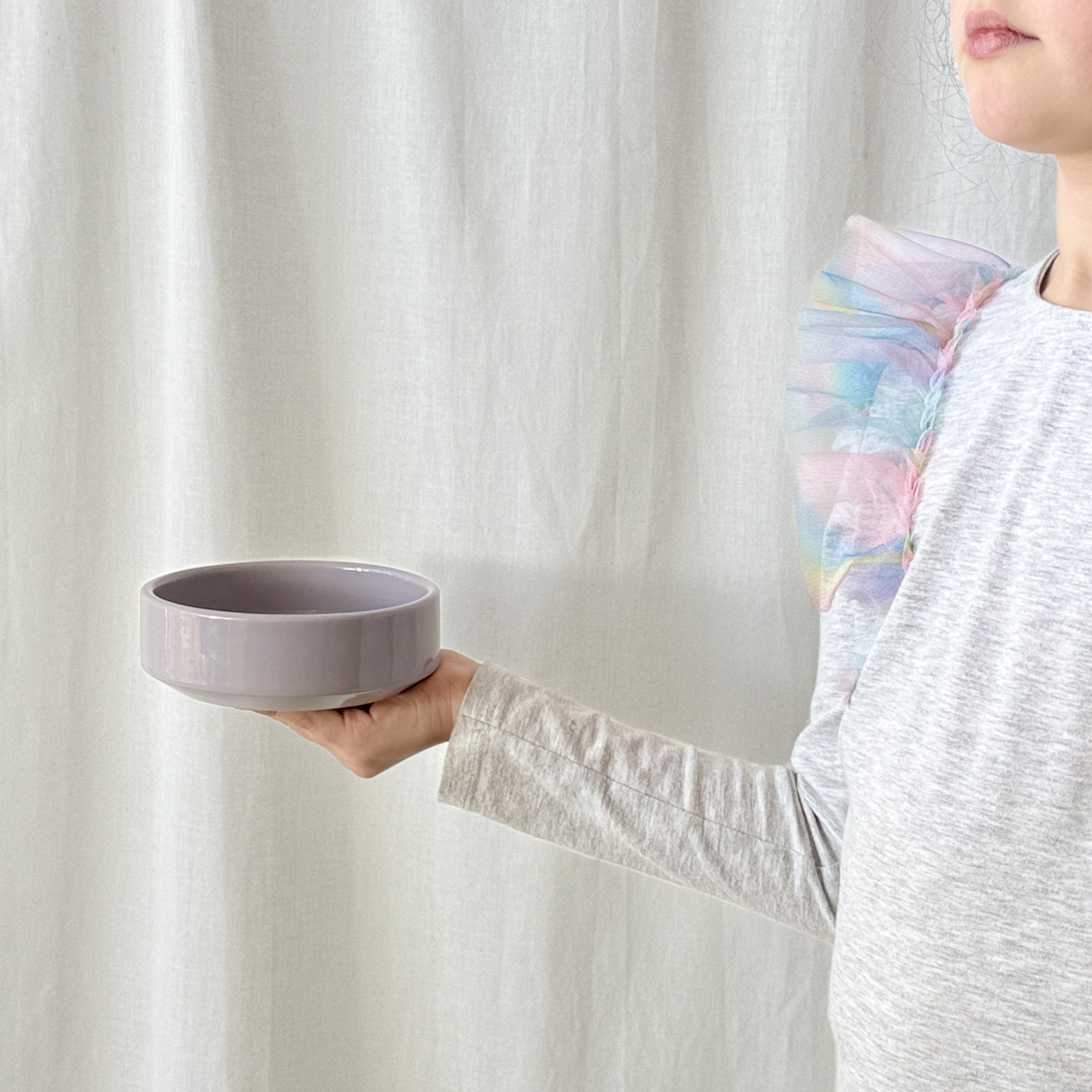 Houndstooth Apparel Modern Bowl - Handmade Grey - S - Image 2