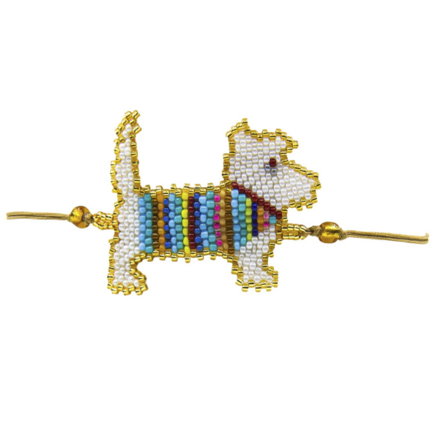 Houndstooth Apparel Beaded Bracelet | SCHNAUZER